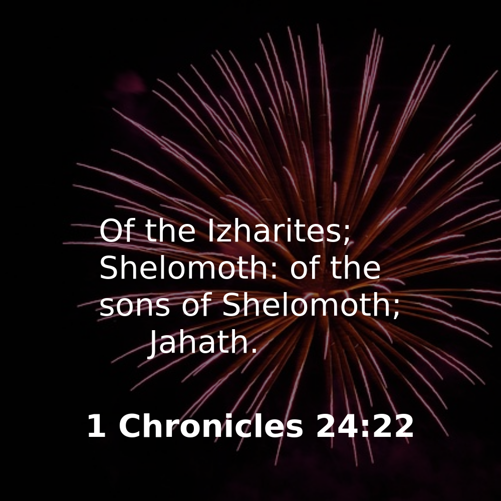 1 Chronicles 24:22 - Bibleverses.net