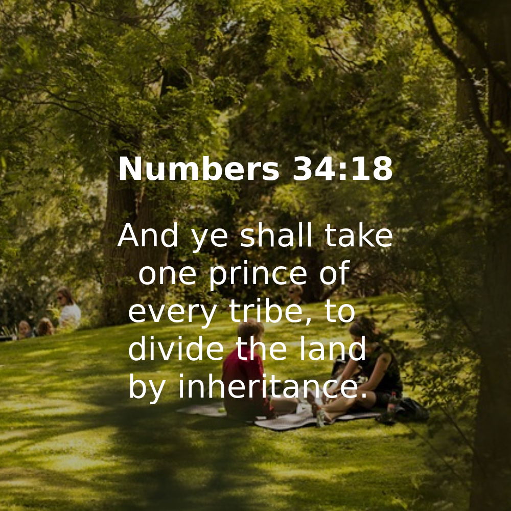 Numbers 34:18 - Bibleverses.net