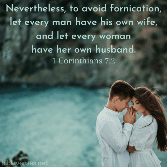 1 Corinthians 7:2 - Bibleverses.net