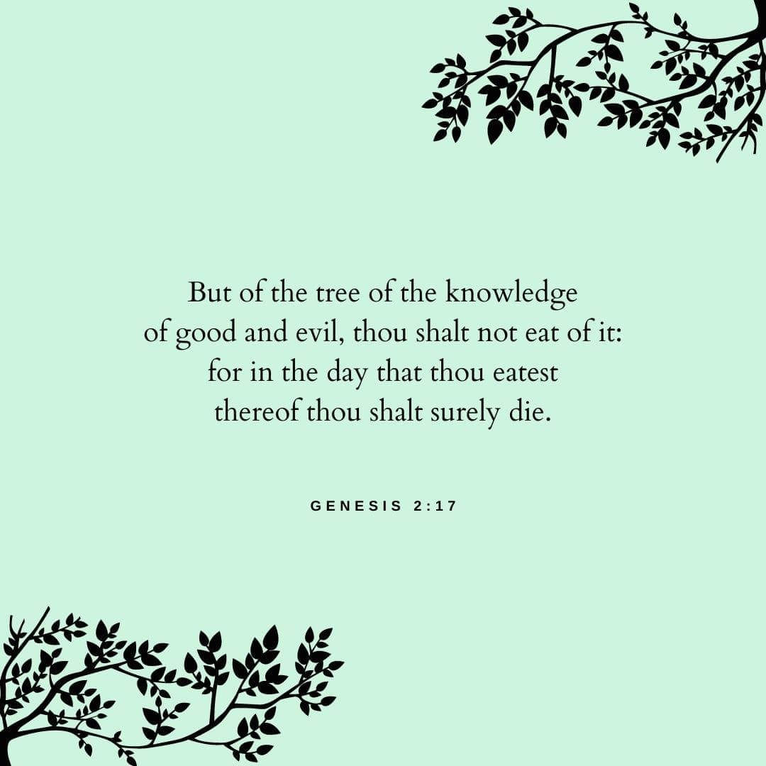 Genesis 2:17 - Bibleverses.net