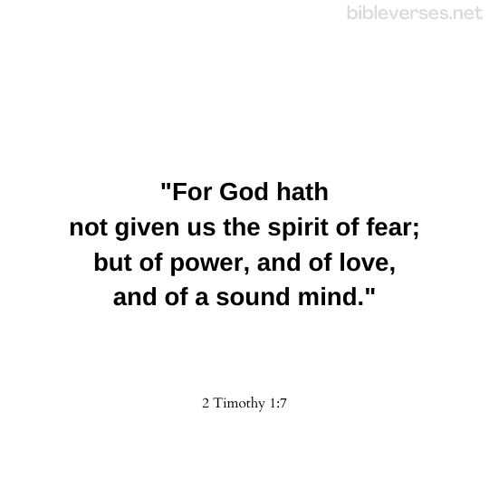 2 Timothy 1:7 - Bibleverses.net