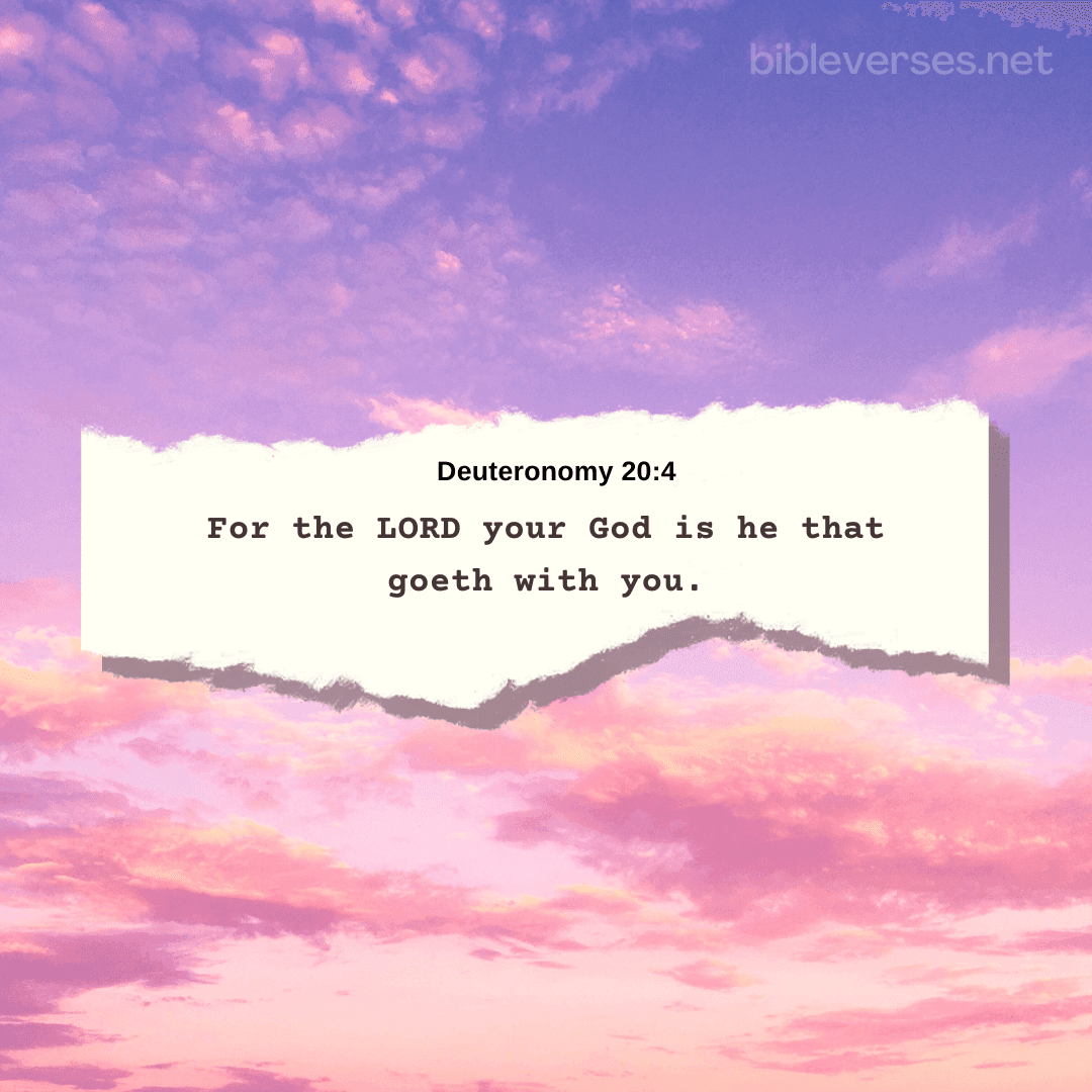 Deuteronomy 20:4 - Bibleverses.net