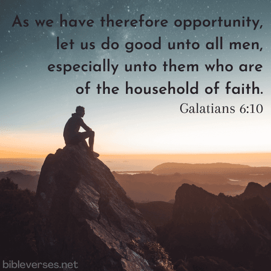 Galatians 6:10 - Bibleverses.net
