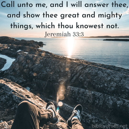 Jeremiah 33:3 - Bibleverses.net