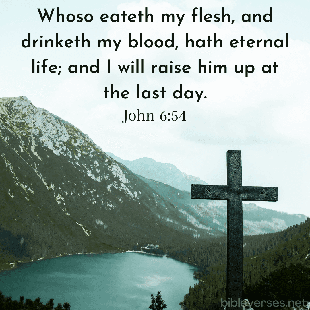John 6:54 - Bibleverses.net