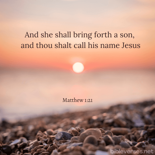 Matthew 1:21 - Bibleverses.net