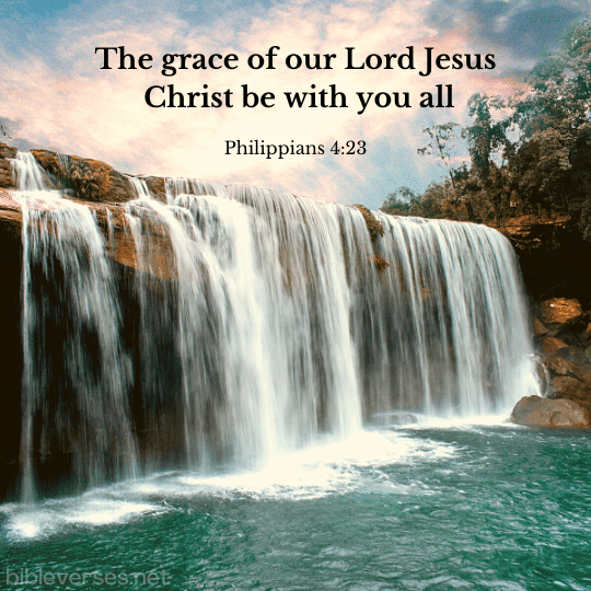 Philippians 4:23 - Bibleverses.net