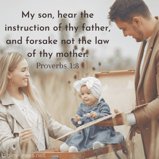 Proverbs 1:8 - Bibleverses.net