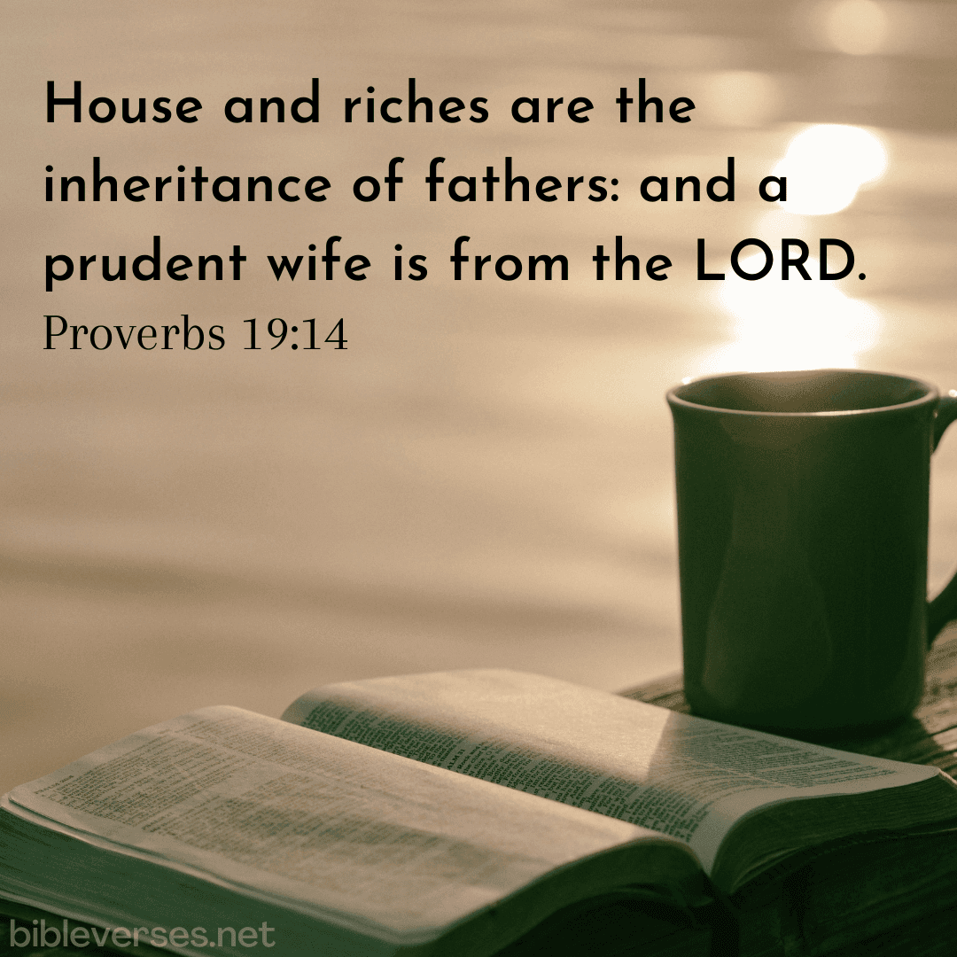 Proverbs 19:14 - Bibleverses.net