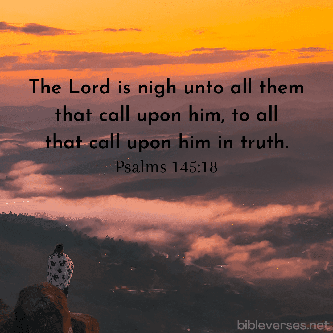 Psalms 145:18 - Bibleverses.net