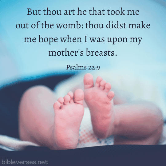 Psalms 22:9 - Bibleverses.net