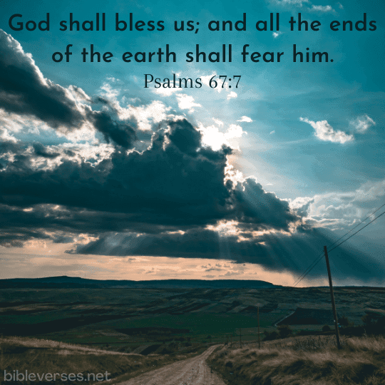Psalms 67:7 - Bibleverses.net