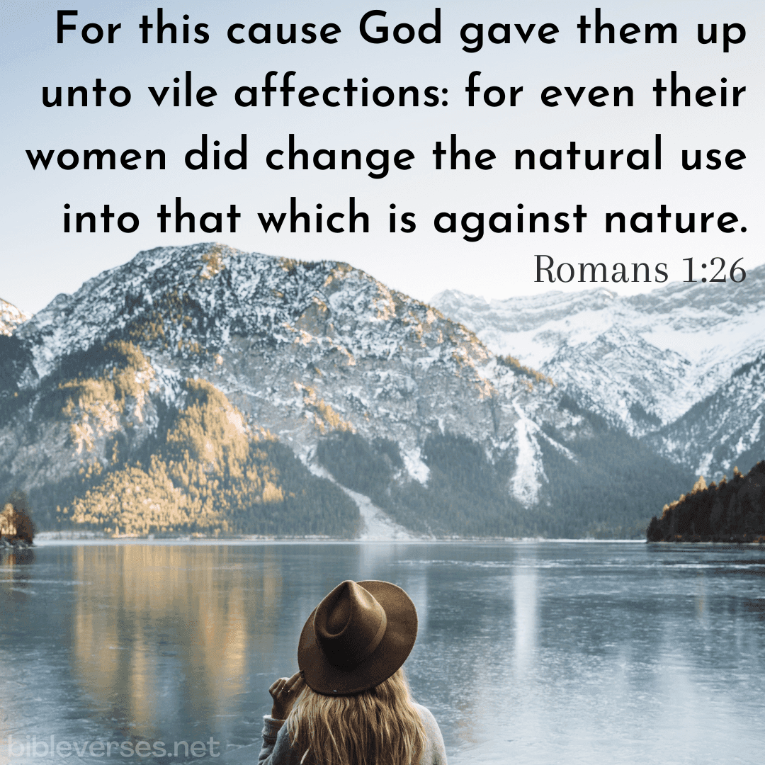Romans 1:26 - Bibleverses.net