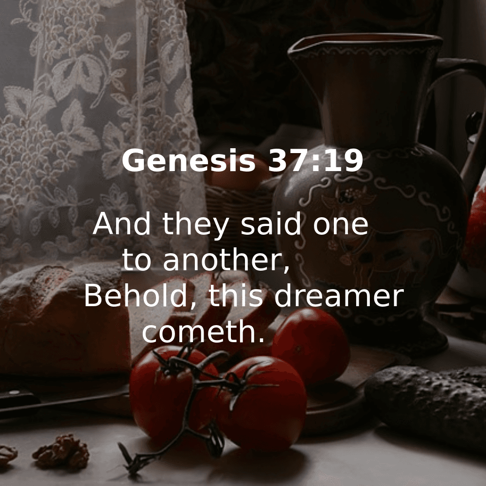Genesis 37:19 - Bibleverses.net