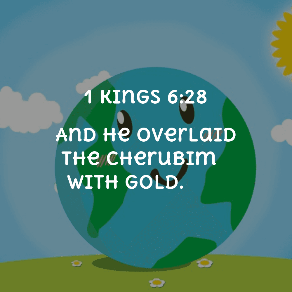 1 Kings 6:28 - Bibleverses.net