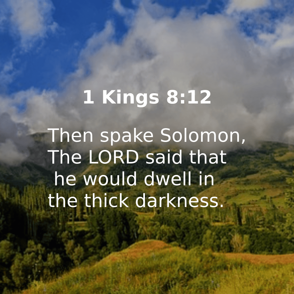 1 Kings 8:12 - Bibleverses.net