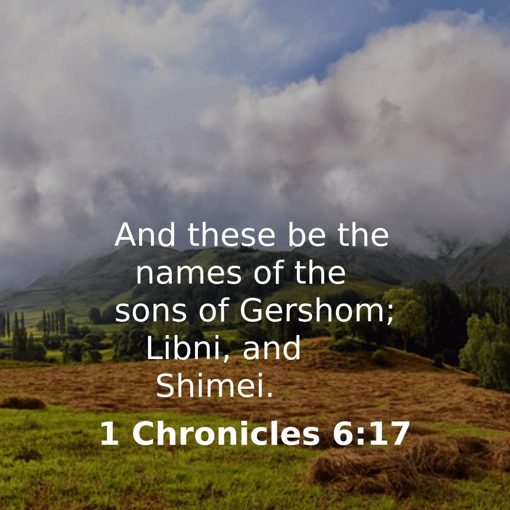1 Chronicles 6:17 - Bibleverses.net