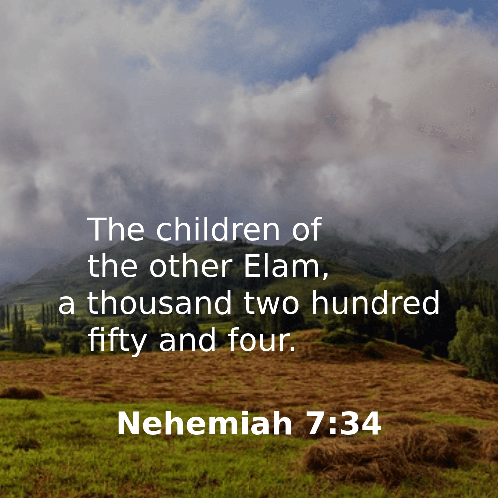 Nehemiah 7:34 - Bibleverses.net