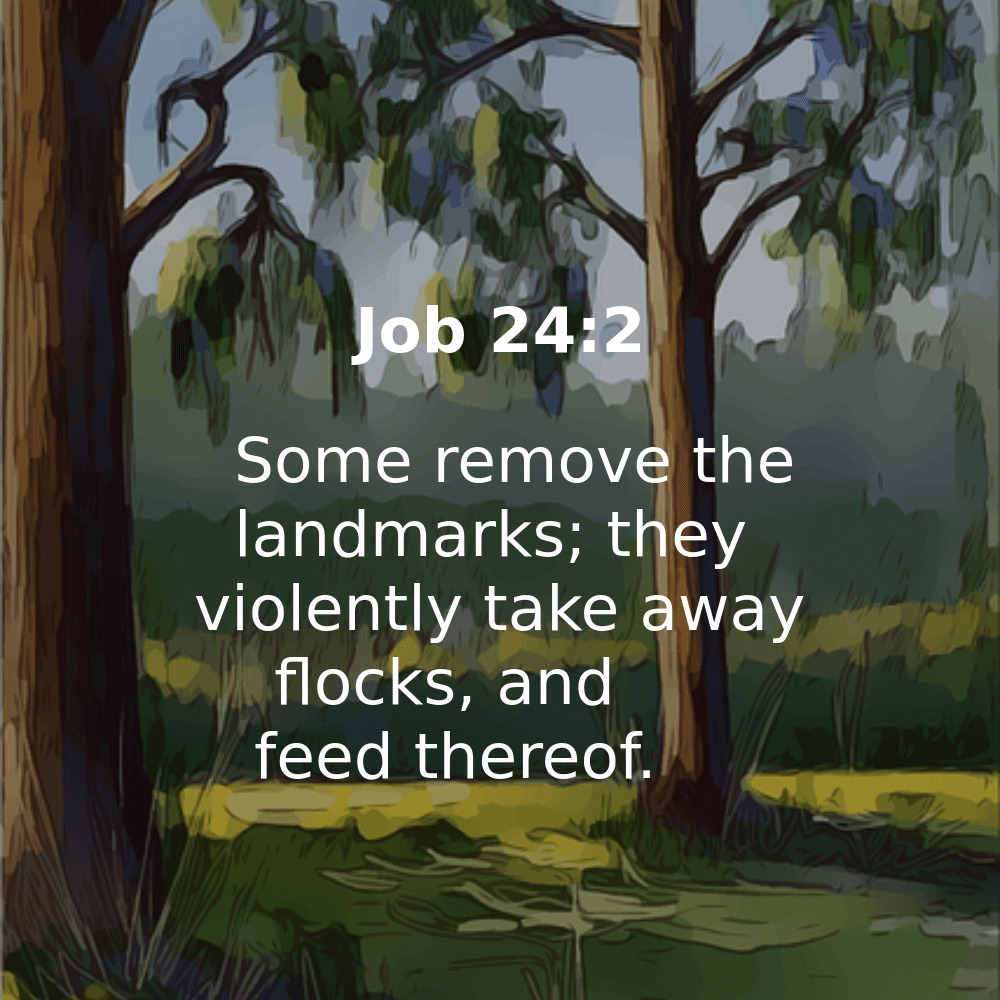 Job 24:2 - Bibleverses.net