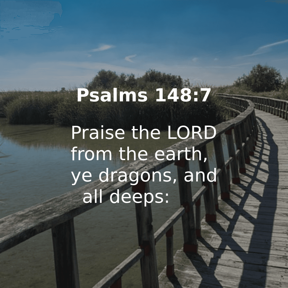 Psalms 148:7 - Bibleverses.net