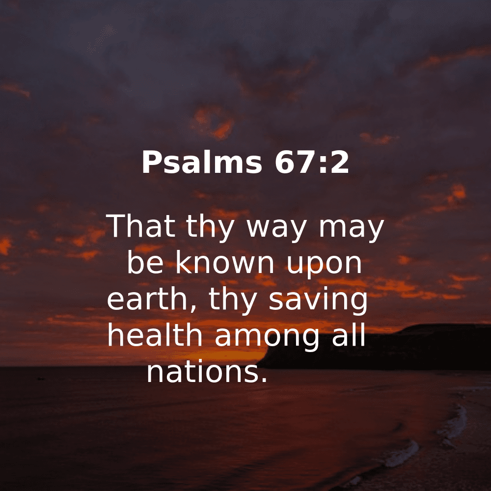 Psalms 67:2 - Bibleverses.net
