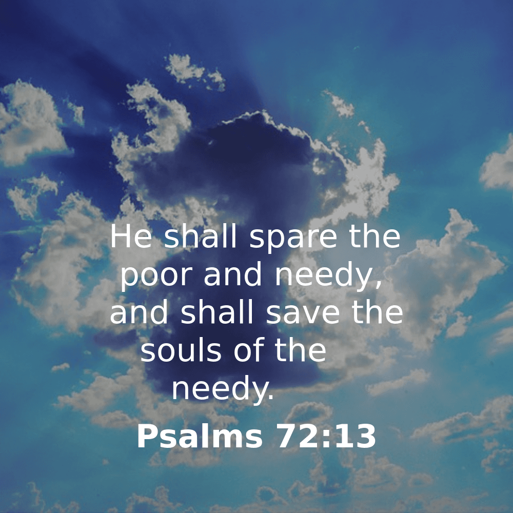 Psalms 72:13 - Bibleverses.net