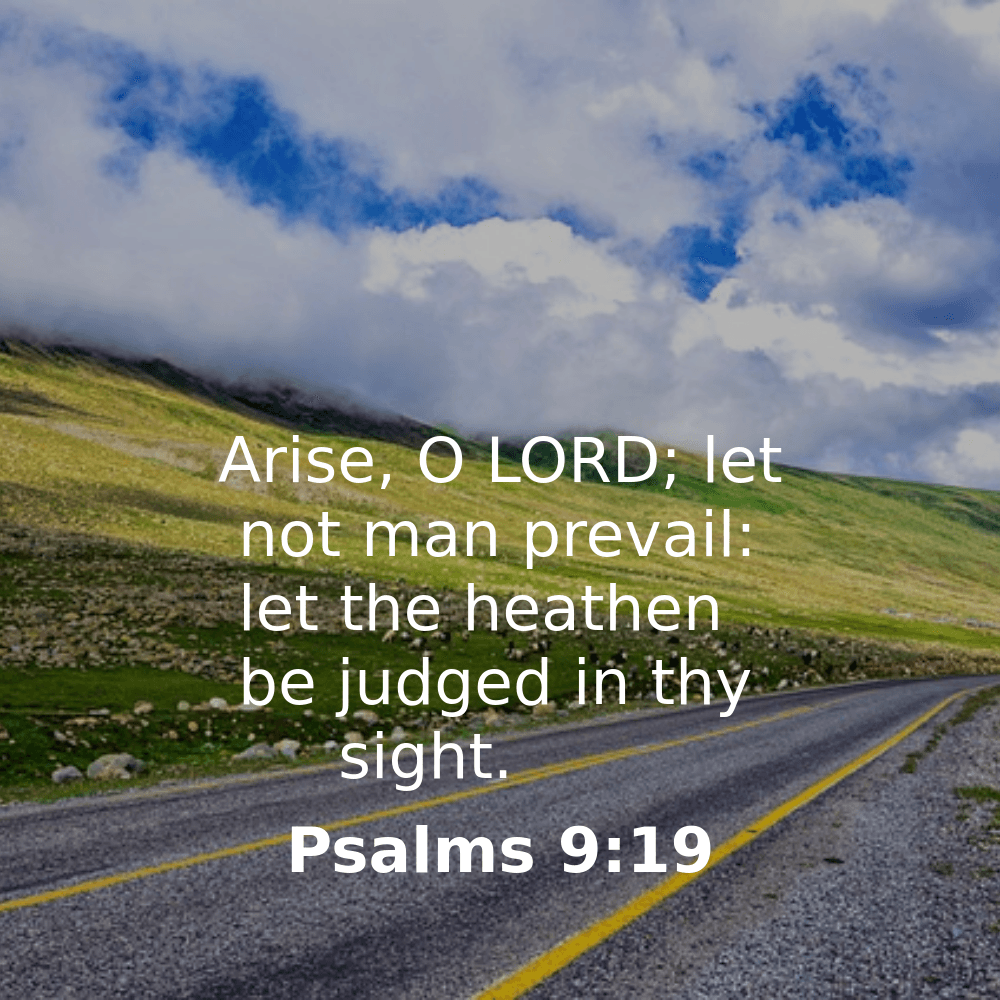 Psalms 9:19 - Bibleverses.net