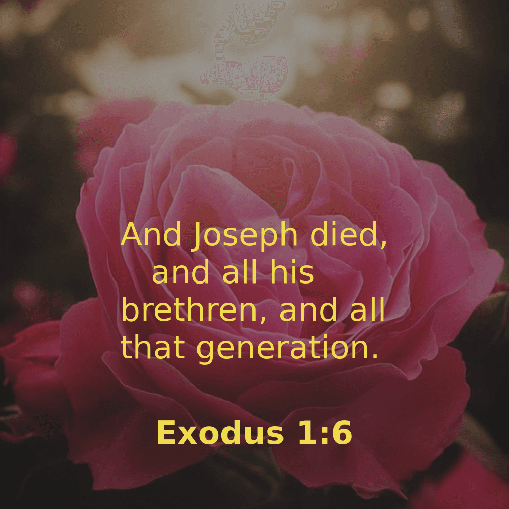 Exodus 1:6 - Bibleverses.net