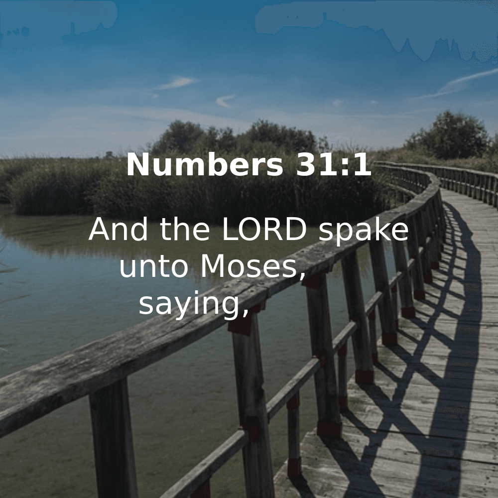 Numbers 31:1 - Bibleverses.net