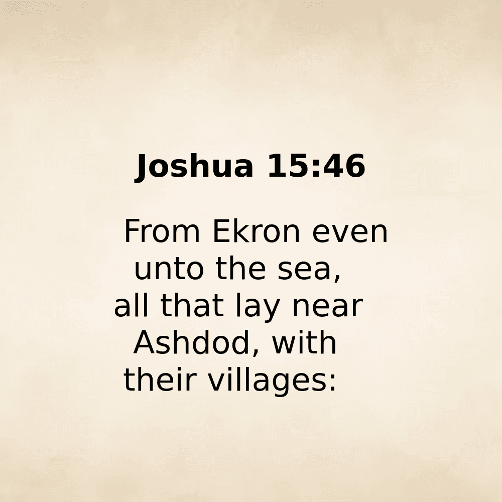 Joshua 15:46 - Bibleverses.net