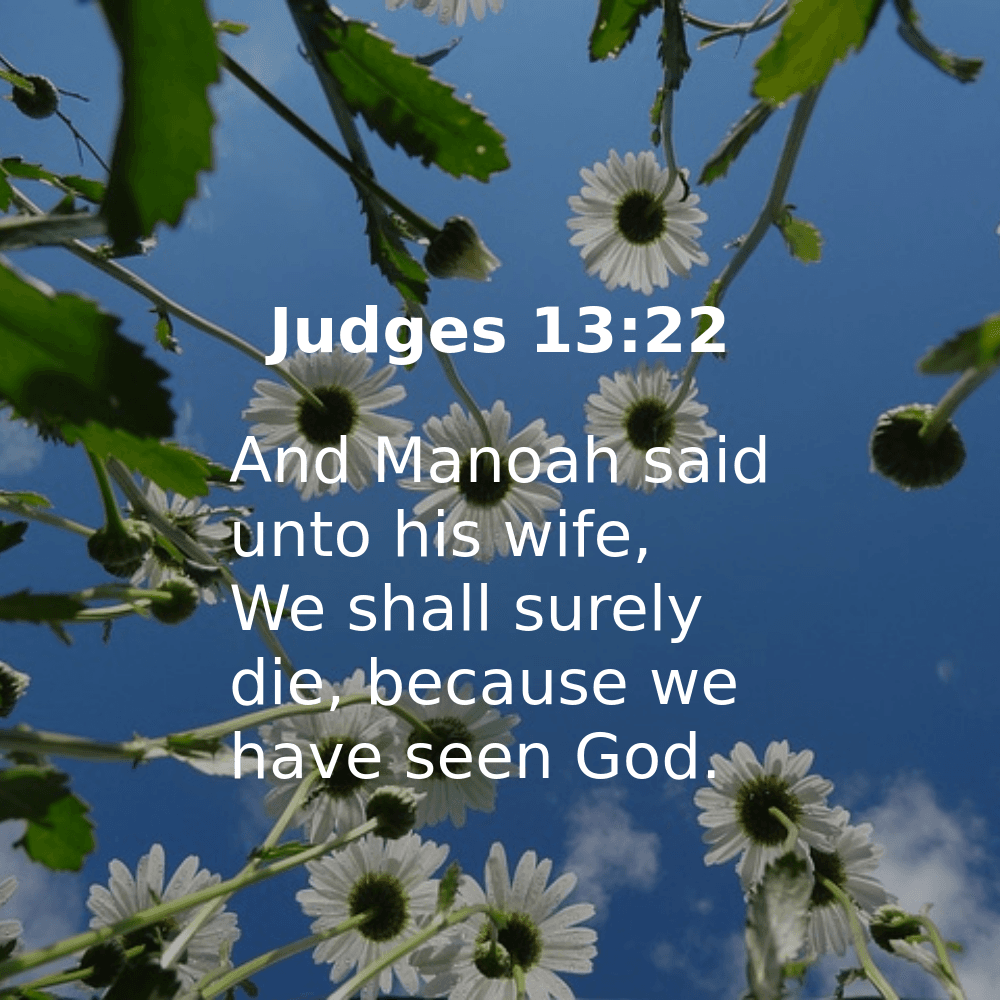 Judges 13:22 - Bibleverses.net