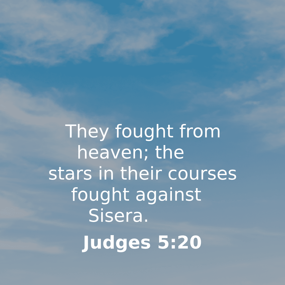 Judges 5:20 - Bibleverses.net