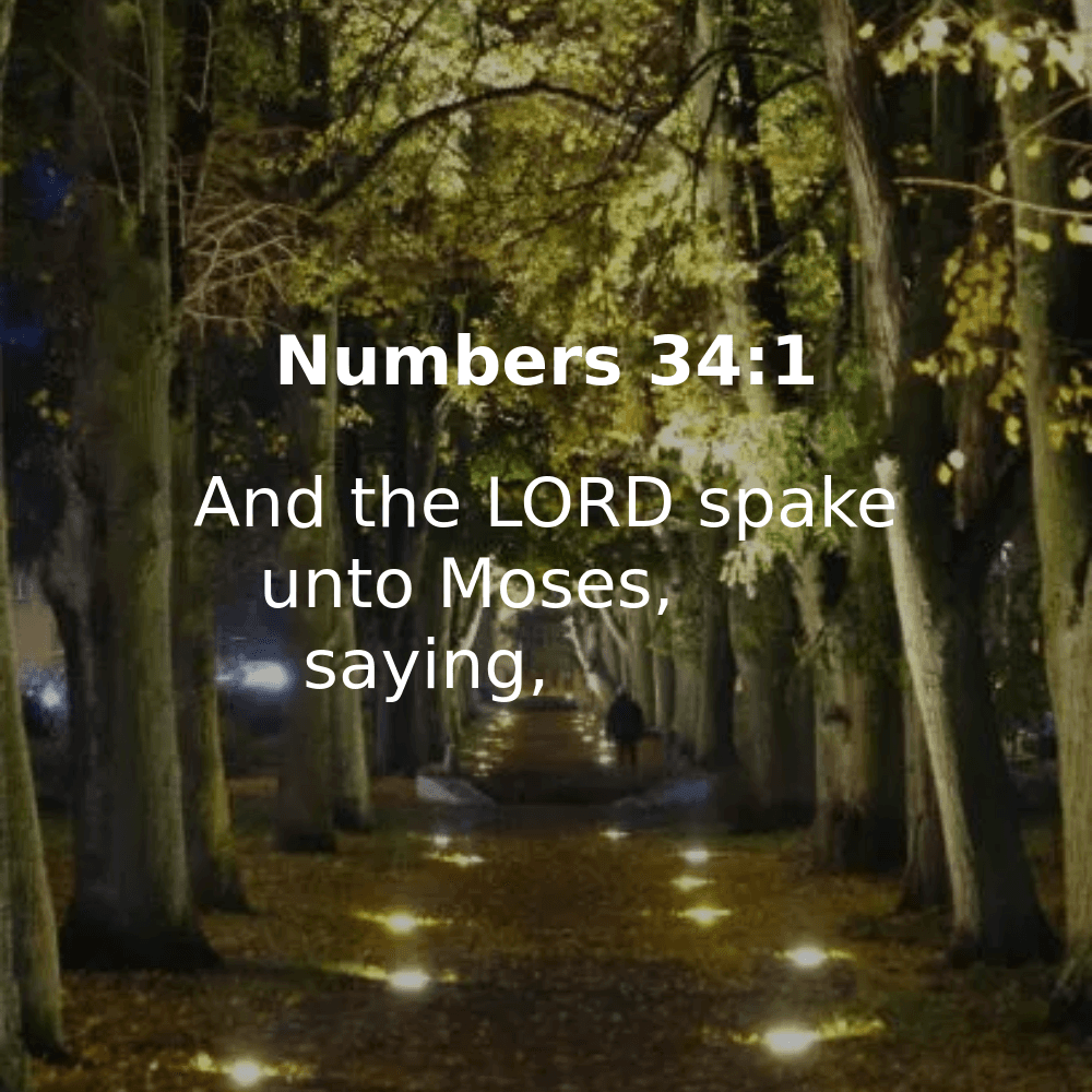 Numbers 34:1 - Bibleverses.net