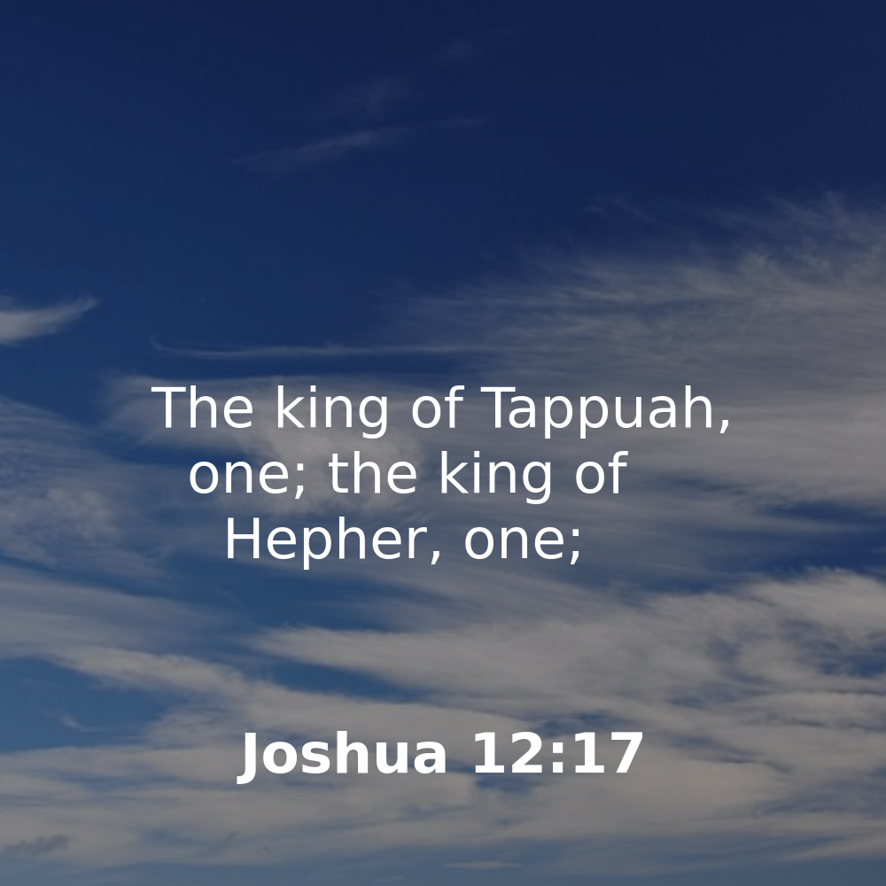 Joshua 12:17 - Bibleverses.net